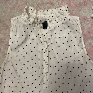 Polka dot blouse